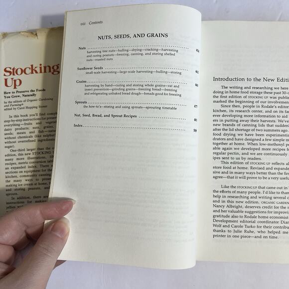 Stocking Up By Carol Stoner Food Processing Preserving Canning Recipes Hardcover - Picture 7 of 13